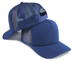 Boné Trucker Liso Redinha Aba Curva Azul - comprar online