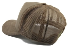 Boné Trucker Liso Redinha Aba Curva Bege - comprar online