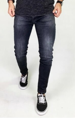 Calça Jeans Skinny Premium C/Lycra Cinza Escuro (Masculina)