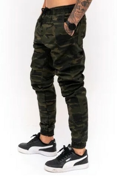 Calça Jogger Skinny Premium C/Elástico Camuflada (Masculina) - comprar online