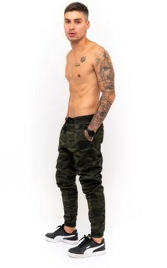 Calça Jogger Skinny Premium C/Elástico Camuflada (Masculina) - loja online