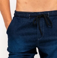 Calça Jogger Skinny Premium C/Elástico Jeans Escuro (Masculina) - Urban Store - Moda Masculina, Roupas, Calçados e muito mais!