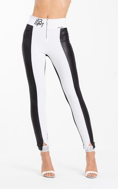Calça Black and White Blood Mary LaBellaMafia - Preto C/Branco (Feminino) na internet