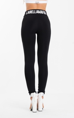 Calça Black and White Blood Mary LaBellaMafia - Preto C/Branco (Feminino) - loja online