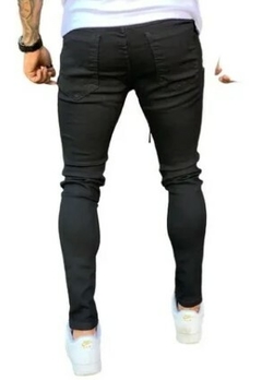Calça Jeans Super Skinny Linha Premium Preta (Masculina) - loja online