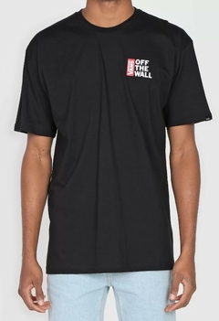 CAMISETA VANS OFF THE WALL PRETA 100% Algodão - comprar online