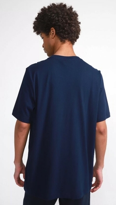 CAMISETA ADIDAS ORIGINALS TREFOIL AZUL MARINHO 100% Algodão na internet