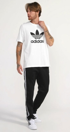 CAMISETA ADIDAS ORIGINALS TREFOIL BRANCA 100% Algodão - comprar online