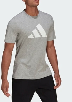 Camiseta Adidas Future Icons Logo 100% Algodão Cinza (Maculina) - comprar online