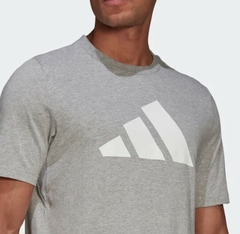 Camiseta Adidas Future Icons Logo 100% Algodão Cinza (Maculina) na internet