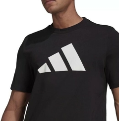 Camiseta Adidas Future Icons Logo 100% Algodão Preto (Maculina) na internet