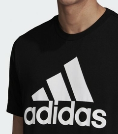 Camiseta Adidas Logo Must Haves 100% Algodão Preto (Maculina) na internet