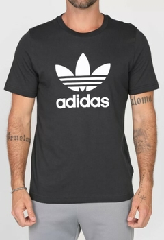 Camiseta Adidas Originals Trefoil 100% Algodão Preto (Masculina)