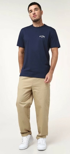 CAMISETA BILLABONG SMALL ARCH AZUL MARINHO 100% Algodão na internet