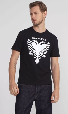 CAMISETA CAVALERA ÁGUIA CLASSIC PRETA 100% Algodão