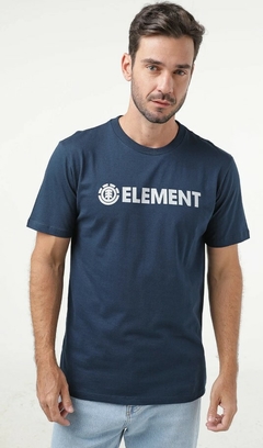 CAMISETA ELEMENT BLAZIN AZUL MARINHO 100% Algodão