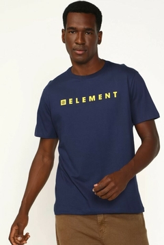 Camiseta Element Modern Azul Marinho 100% Algodão