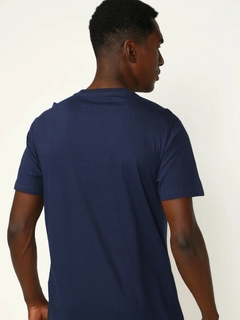 Camiseta Element Modern Azul Marinho 100% Algodão na internet