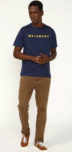 Camiseta Element Modern Azul Marinho 100% Algodão - Urban Store - Moda Masculina, Roupas, Calçados e muito mais!
