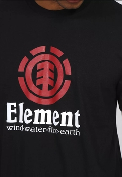 CAMISETA ELEMENT VERTICAL PRETA 100% Algodão - comprar online