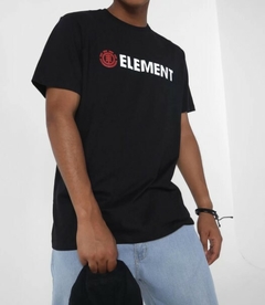 CAMISETA ELEMENT HORIZON PRETA 100% Algodão