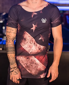 Camiseta Long John Rocket American Flag - comprar online