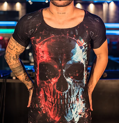 Camiseta Long John Rocket Skull Colors - comprar online