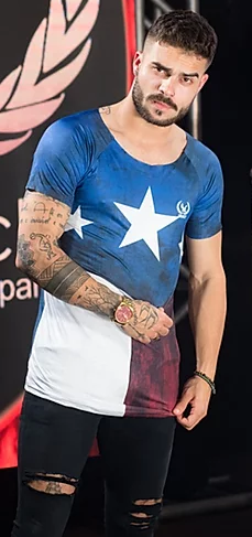 Camiseta Long John Rocket American Captain