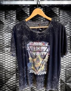 Camiseta John John Made In Heaven - Preta Estonada