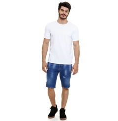 Camiseta Basicando Lisa 100% Algodão Branca (Masculina) - Urban Store - Moda Masculina, Roupas, Calçados e muito mais!