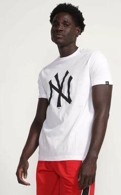 CAMISETA NEW ERA NEW YORK YANKEES MLB BRANCA 100% Algodão