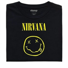 Camiseta Nirvana Banda Rock and Roll Grunge Kurt Kobain (Masculina) - Diversas Cores - comprar online