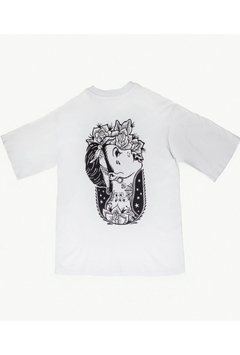 Camiseta No Age Branca C/ Estampa Tattoo Style (Unissex) - comprar online