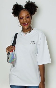 Camiseta No Age Branca C/ Estampa Tattoo Style (Unissex)