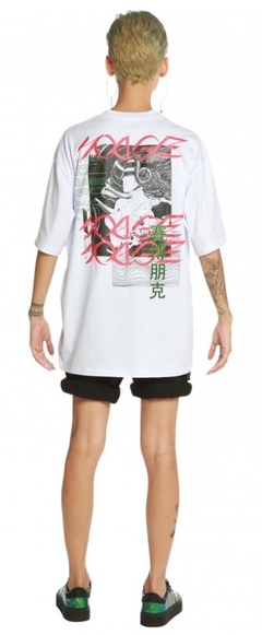 Camiseta No Age Branca Oversized Cyberpunk (Unissex) - Urban Store - Moda Masculina, Roupas, Calçados e muito mais!