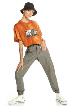 Camiseta No Age Oversized Estonada Laranja Anime Mangá (Unissex)