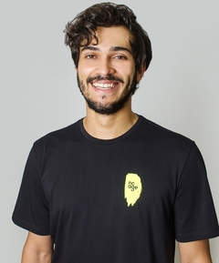 Camiseta No Age Preta C/Logo Verde Neon - comprar online