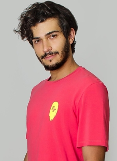 Camiseta No Age Rosa C/Logo Verde Neon na internet