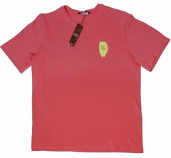 Camiseta No Age Rosa C/Logo Verde Neon - Urban Store - Moda Masculina, Roupas, Calçados e muito mais!