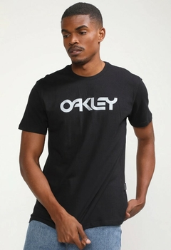 CAMISETA OAKLEY MOD MARK II PRETA 100% Algodão