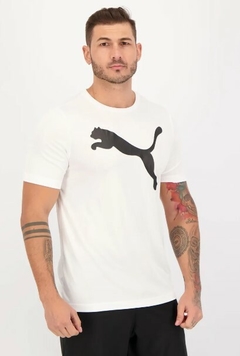 Camiseta Puma Active Big Logo 100% Algodão Branca (Masculina) - Urban Store - Moda Masculina, Roupas, Calçados e muito mais!