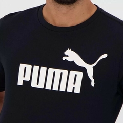 Camiseta Puma Logo Essential 100% Algodão Preta (Masculina) - Urban Store - Moda Masculina, Roupas, Calçados e muito mais!