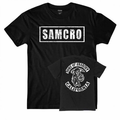 Camiseta Samcro Sons of Anarchy Série Tv Netflix Moda (Masculina) - Diversas Cores