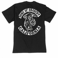 Camiseta Samcro Sons of Anarchy Série Tv Netflix Moda (Masculina) - Diversas Cores na internet