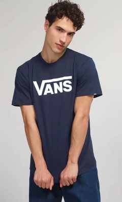 CAMISETA VANS CLASSIC AZUL MARINHO 100% Algodão