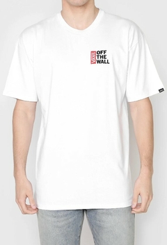 CAMISETA VANS OFF THE WALL BRANCA 100% Algodão