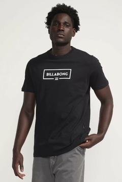 CAMISETA BILLABONG SWELLED PRETA 100% Algodão