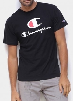Camiseta Champion Big Logo 100% Algodão Preta (Masculina) (cópia)