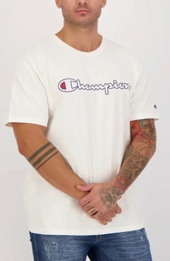 Camiseta Champion Logo Contour 100% Algodão Branca (Masculina) - Urban Store - Moda Masculina, Roupas, Calçados e muito mais!