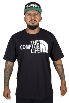 Camiseta Compton The Compton Life 100% Algodão Preta (Masculina)